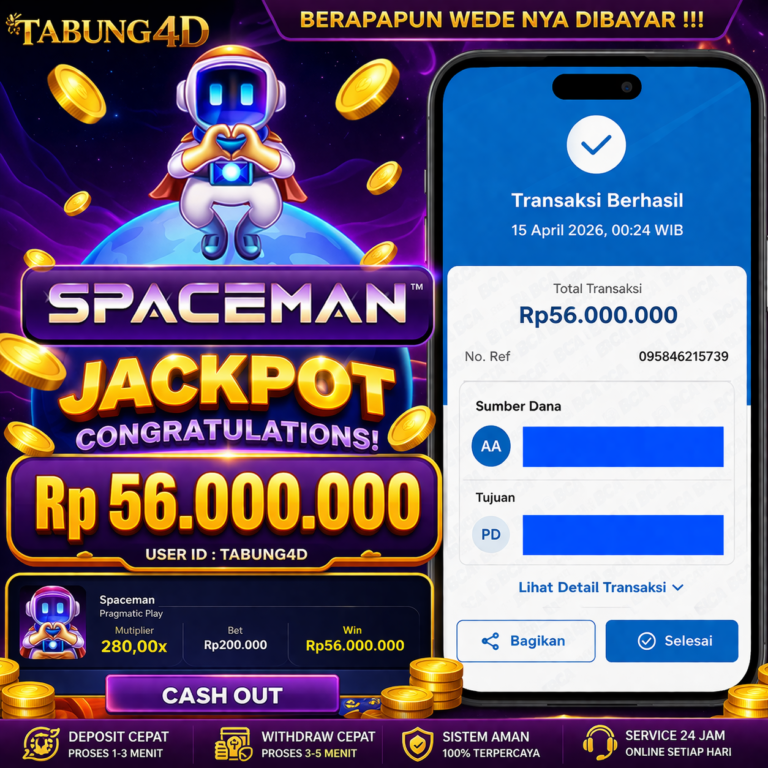bukti jackpot tanggal 15